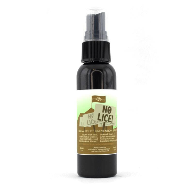 tea tree oil and lavender spray for lice 2oz No lice Spray – Country Bathhouse Retail