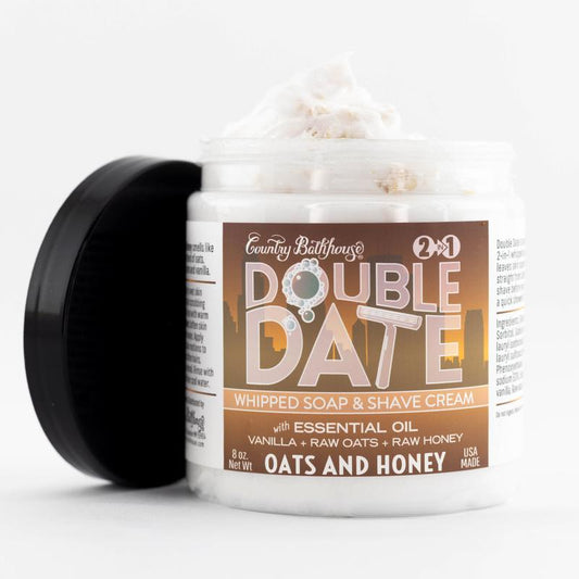 Double Date Whipped Soap - Oats and Honey