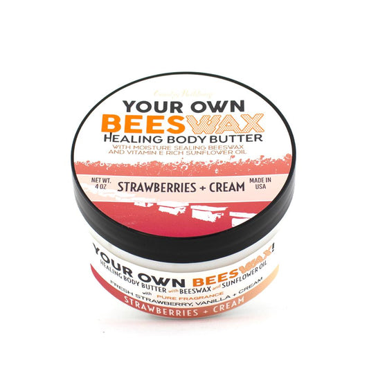 Your Own Beeswax Body Butter - Strawberries And Cream