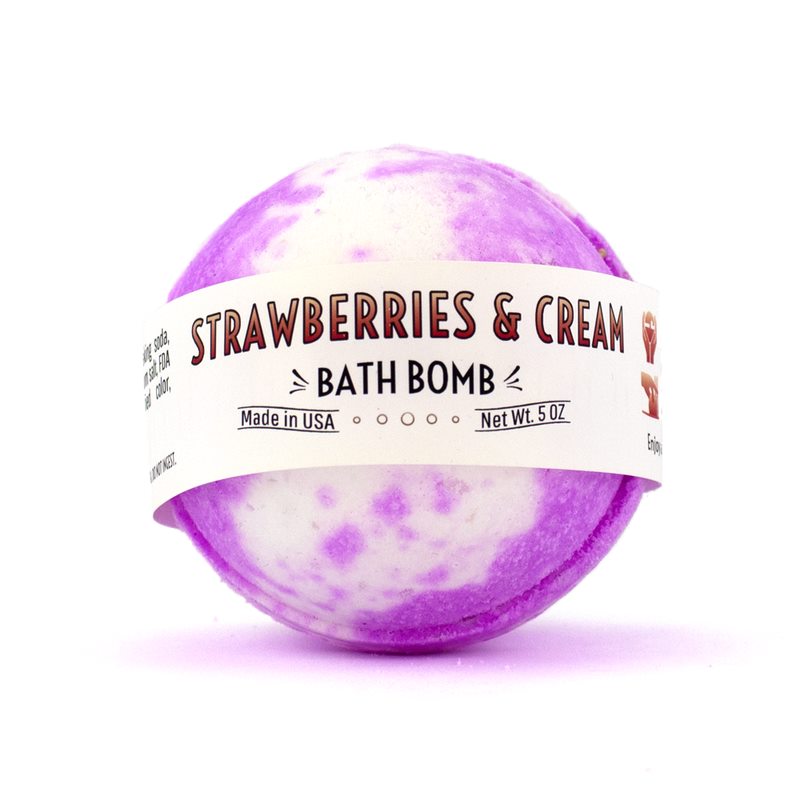 Bath Bomb - Strawberries And Cream