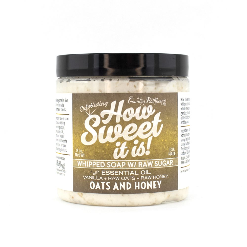 How Sweet It Is Whipped Soap - Oats and Honey