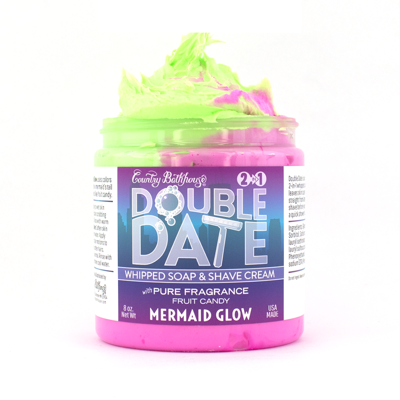 Double Date Whipped Soap - Mermaid Glow