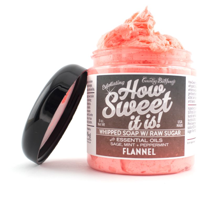 How Sweet It Is Whipped Soap - Flannel