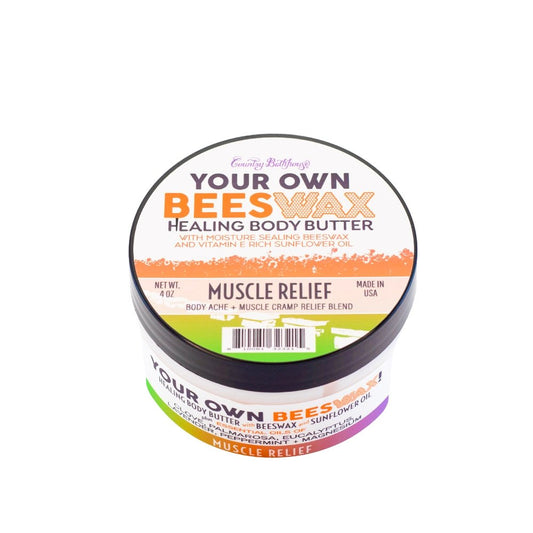 Your Own Beeswax Body Butter - Muscle Relief