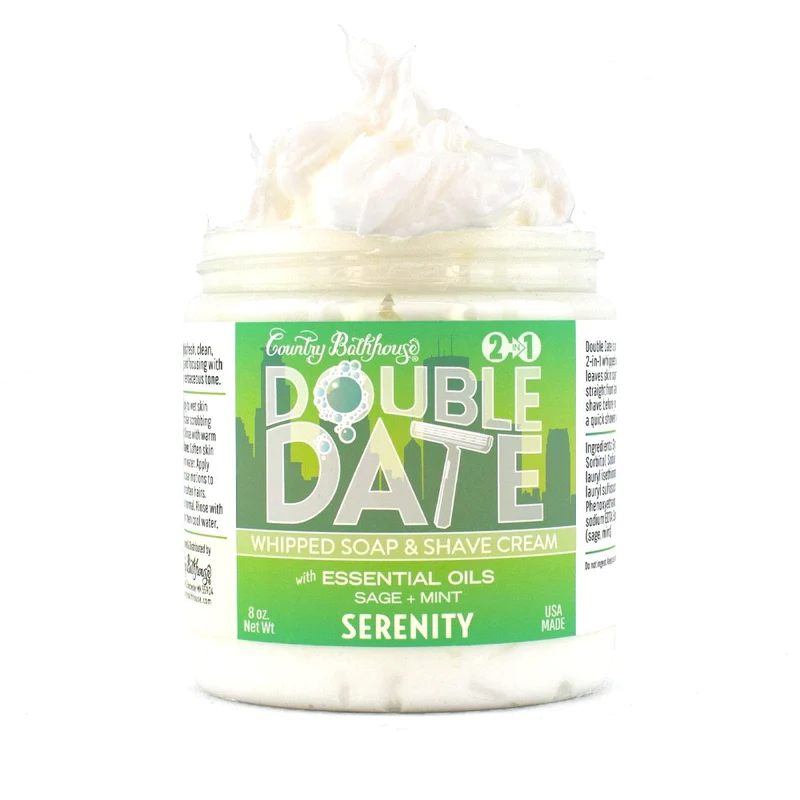 Double Date Whipped Soap - Serenity