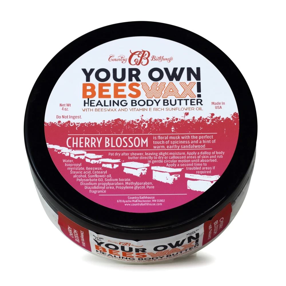 Your Own Beeswax Body Butter - Cherry Blossom