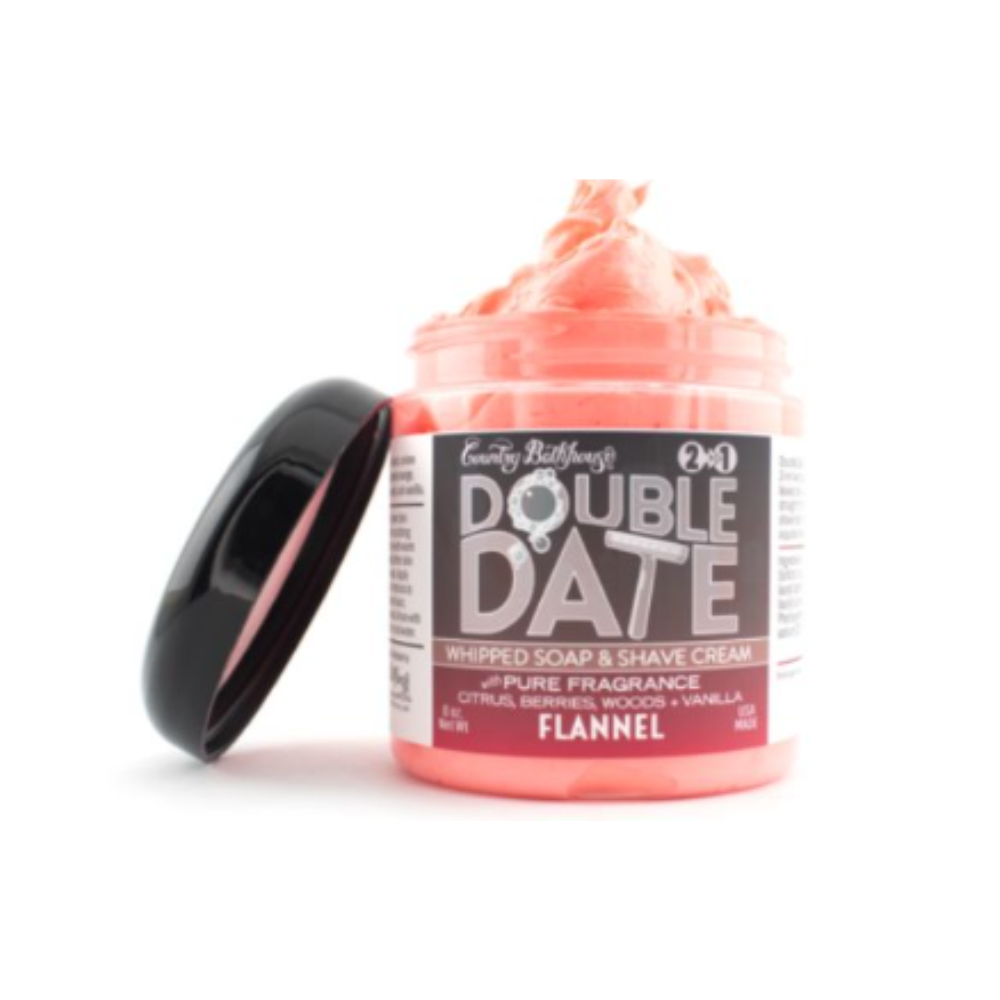 Double Date Whipped Soap - Flannel