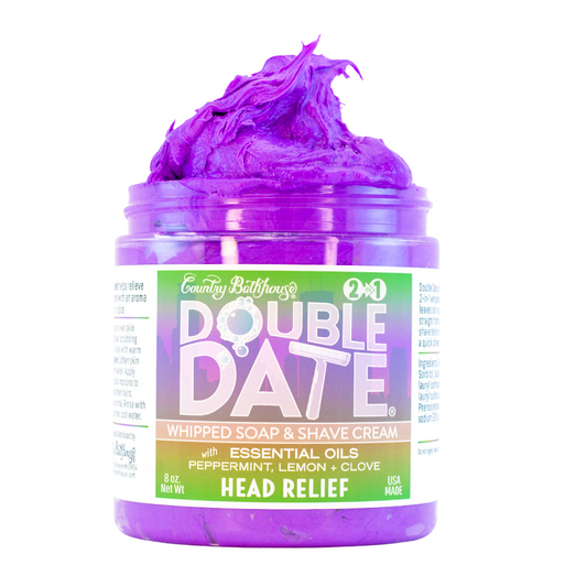 Double Date Whipped Soap - Head Relief